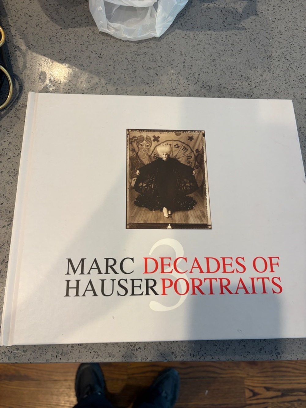Marc Hauser "Decades of Portraits" Hardcover Photo Book - White & Red